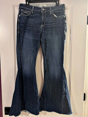 Ariat R.E.A.L. Denim Flare Jeans Blue Waist 31